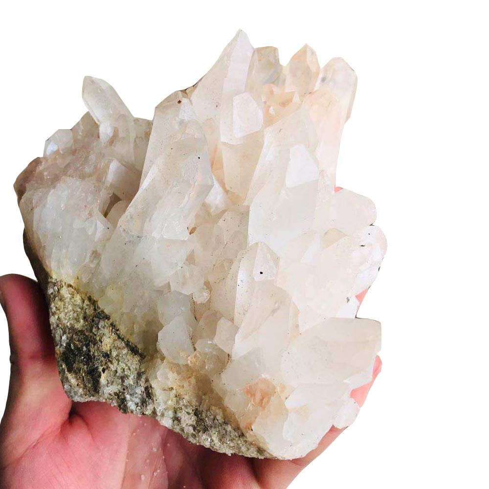 1pc 300g-500g Natural Clear Smoky Quartz Cluster Bulk Crystal Cluster geode Crystal Mineral Specimen for Sale