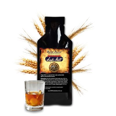 Dublin Style Single Malt Essence | Bootleg Kit Refills | Thousand Oaks Barrel Co. | Gourmet Flavors for Cocktails Mixers and Cooking | 20ml .65oz Packet (1 Packet)