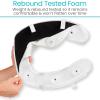 Vive Toilet Seat Cushion (Soft Cushioned Foam) - Easy Clean Soft Padded Bathroom Attachment - Elongated, Standard Seats - Comfort & Support Donut for Handicap Adults view 3