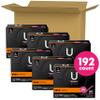 U by Kotex Click Compact Tampons, Super Plus Absorbency, Unscented, 192 Count (6 Packs of 32) (Packaging May Vary) view 2