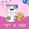 Safe + Fair Birthday Cake Granola  Gluten-Free, Vegan & Plant-Based Snack with Natural Sprinkles  0g Trans Fat, Non-GMO, Kosher, Allergen-Free, Whole Grain - 12oz view 3