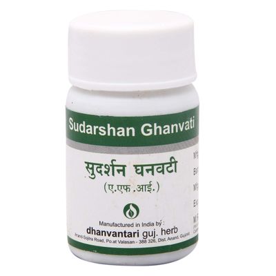 Dhanvantari Sudarshan Ghanvati - 60 Tablets (Pack of 4) (AF79_a)