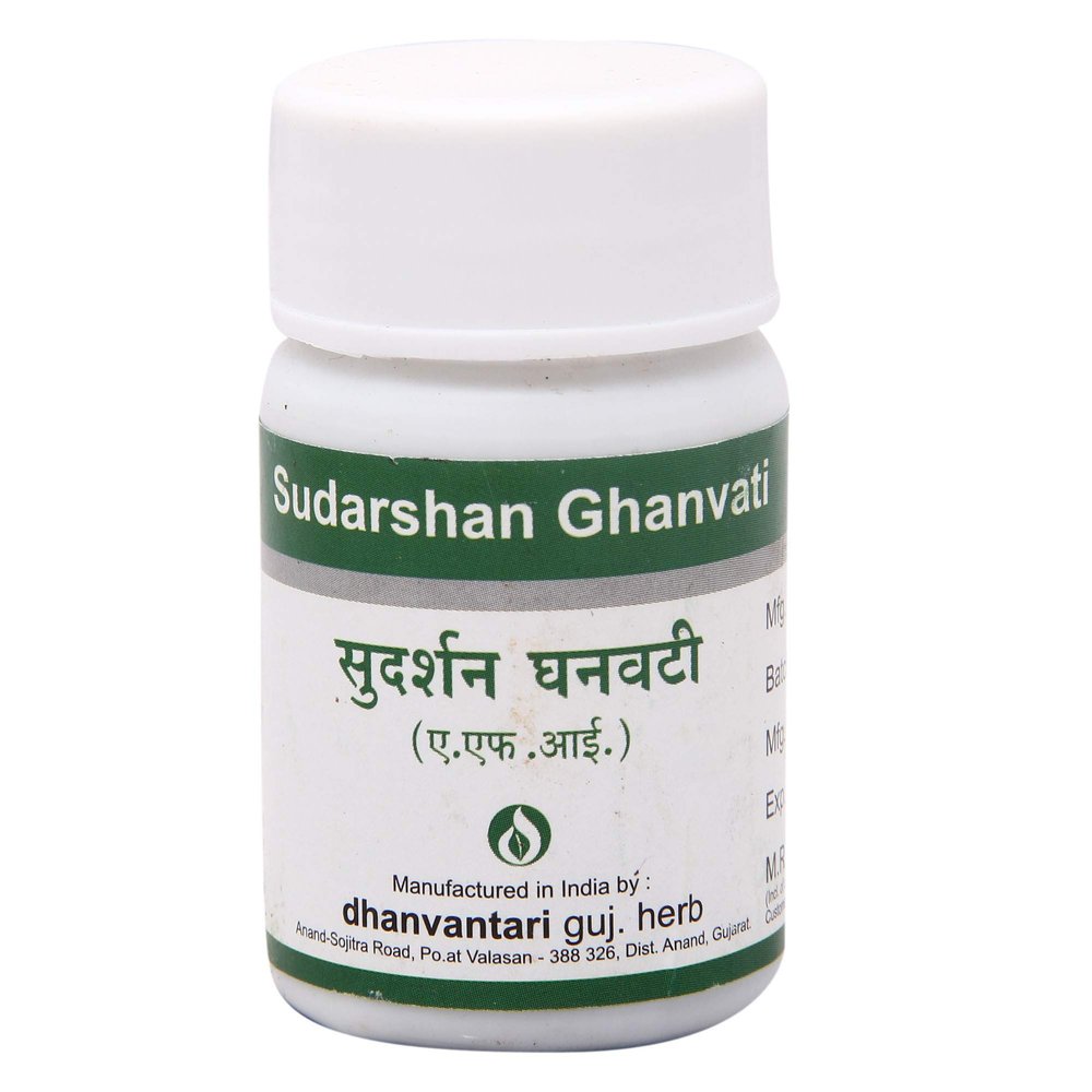 Dhanvantari Sudarshan Ghanvati - 60 Tablets (Pack of 4) (AF79_a)