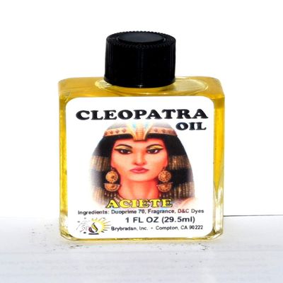 6 PIECES BRYBRADAN CLEOPATRA SPIRITUAL OIL CLEOPATRA ACEITE ESPIRITUAL -1/2 FL OZ 14.7ML