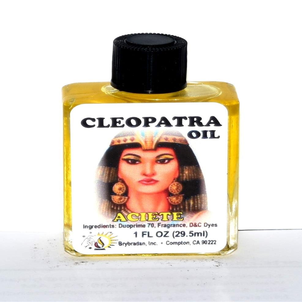 12 PIECES BRYBRADAN CLEOPATRA SPIRITUAL OIL CLEOPATRA ACEITE ESPIRITUAL -1/2 FL OZ 14.7ML