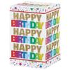 The Gift Wrap Company Collapsible Pillar-Style Gift Box, Pack of 6, Sparkling Celebration view 1