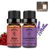 yethious 2 Pack Lavender Rose Essential Oil Set 100% Pure Organic Lavender Aromatherapy Oil Rose Fragance Oil for Diffuser Essential Oil Set view 1
