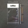 4000 Pcs 2 3/4 x 3 3/4 Hang TOP Clear Resealable Cello Cellophane Bags w/Hanging Header Good for 2x3 Item view 2