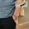 MagEnergy Copper Bracelet for Men, 99.9% Pure Copper Magnetic Bracelet with Double Row Magnets Adjustable Jewelry Gifts view 3