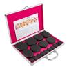 16PCS Hot Stone Massage Kit with Heater, Portable Natural Basalt Hot Stones Electric Massage Hot Stones Set Hot Volcanic Rocks with Warmer Kit for Massage, Therapy, SPA view 3
