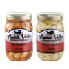 Amish Valley Products Country Pickled Garlic Sweet or Hot Flavor 15 oz Glass Jar (Sweet/Hot, 2-15oz JARS) view 1