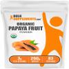BulkSupplements.com Organic Papaya Fruit Powder - Flavoring Powder, Sourced from Carica Papaya Fruit - Gluten Free, 3g per Serving, 250g (8.8 oz) (Pack of 1) view 1