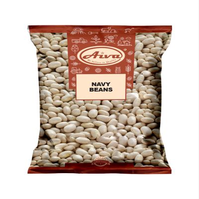 Aiva Dried Navy (Pea) Beans - 4 LB, Navy Bean Seeds, Dried White Beans for Cooking