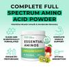 Love Life Supplements Essential Amino Acids Powder, Full Spectrum EAA & BCAA Drink for Muscle Recovery, Apple & Kiwi Flavour, 60 Servings, High Strength Intra Workout Supplement, UK Made view 2