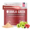 Amla Powder & Green Tea Superfood Supplement with Hibiscus, 20x Ultra Concentrated Amla, Antioxidant Support, Made with Oolong Tea and Indian Gooseberries, Organic, Vegan, Hibiscus, 90 Servings view 1