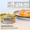 American Tuna Sushi-grade Wild Albacore Tuna Fish - with Sea Salt, MSC Certified, Sustainable Pole Wild Caught - 5 oz cans | Pack of 12 | Premium Canned Tuna for Health and Flavor Enthusiasts! view 2