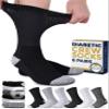 Pembrook Diabetic Socks for Men and Women - Non Binding | Neuropathy for Men and Neuropathy for Women | Edema Socks for Diabetics | Diabetic view 1