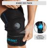 Coldest Knee Ice Pack Wrap, Hot and Cold Therapy - Reusable Compression for Meniscus Tear, Injury Recovery, Sprains, Swelling, Ice Packs After Surgery, Rheumatoid Arthritis, ICY Cold Brace - 2 Pack view 3