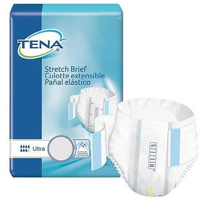 TENA Stretch Brief - Bariatric, 3X-Large, 69" - 96" (Case of 32)