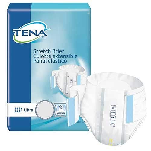 TENA Stretch Brief - Bariatric, 3X-Large, 69" - 96" (Case of 32)