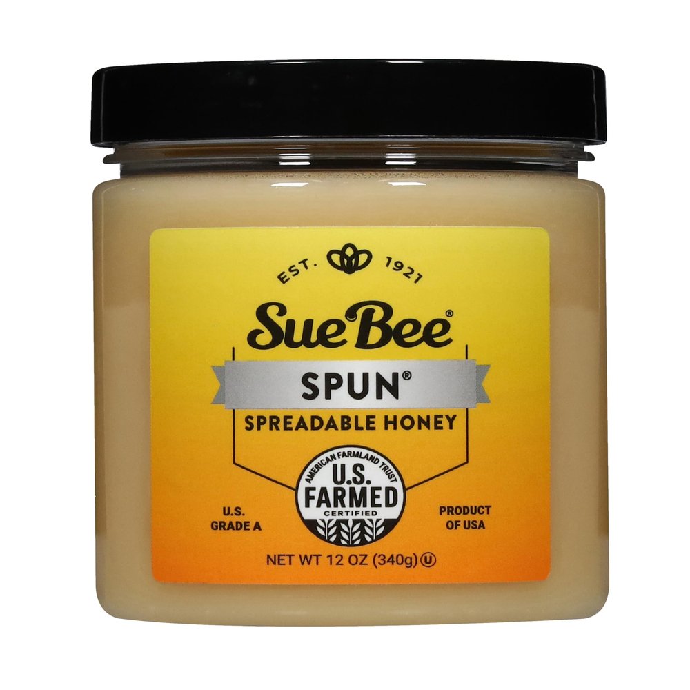 Sue Bee Premium Spun Honey, Pure Honey, Product of USA, US Grade A, Whipped Honey, 12 Ounce (Pack of 1)