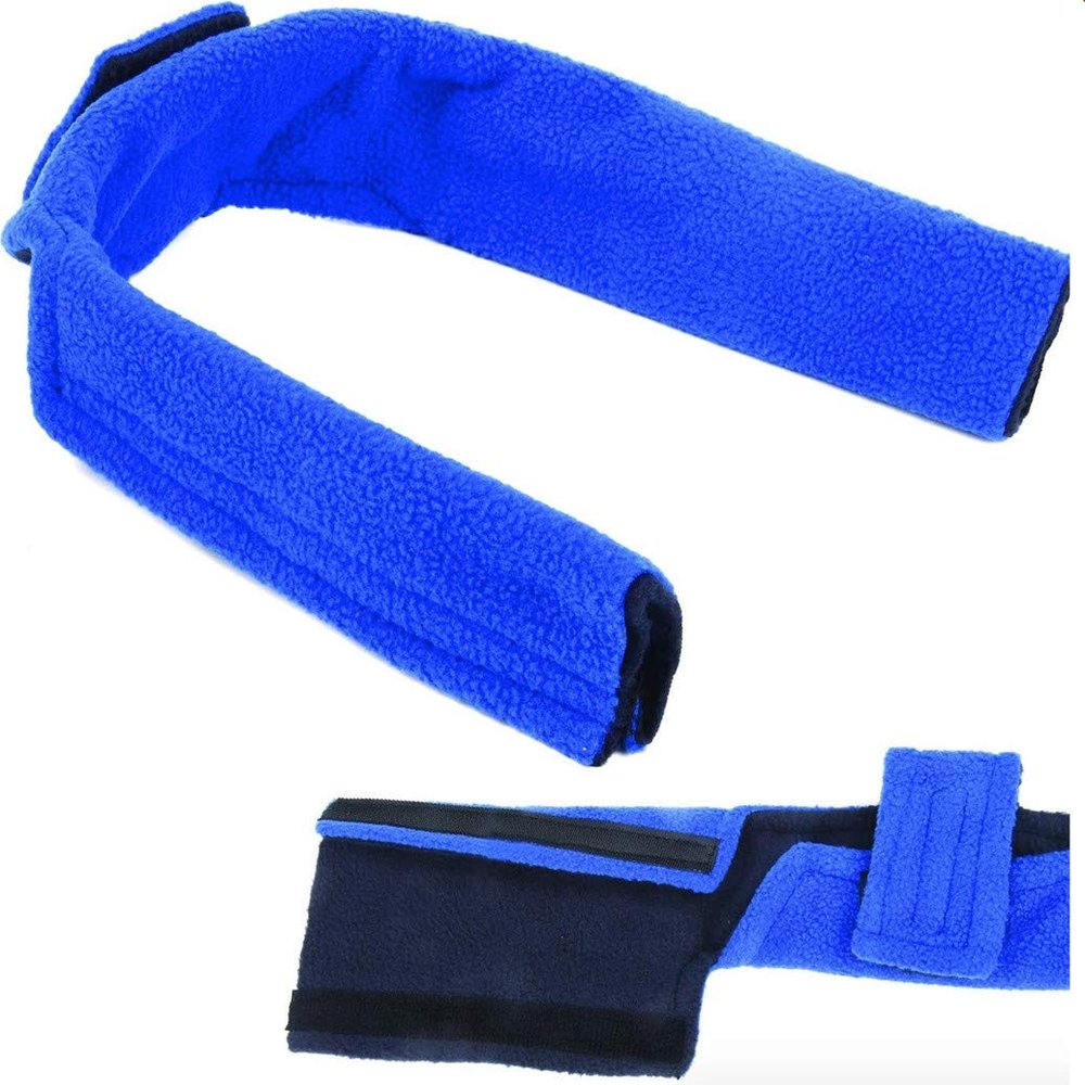 CPAP Neck Pads Headgear Strap Covers - for Resmed Airfit Airtouch f20 f30 Headgear Respironics Dreamwear - Fit Most Full face & Nasal mask