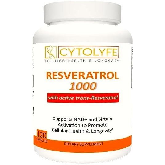Resveratrol 1000mg Trans-Resveratrol + Quercetin Sirtuin Activator Boosts NAD Levels 120 Capsules 2 Month Supply