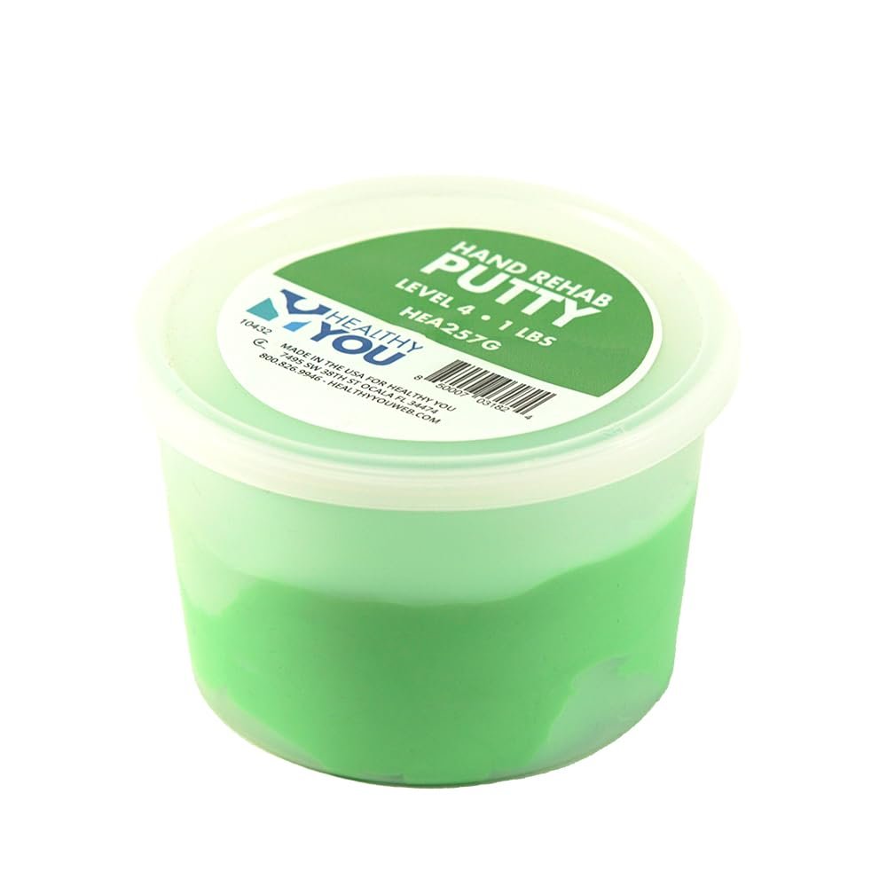 Healthy You Hand Rehab Putty (1 lb Green)