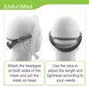 Endurimed Replacement for Respironics Dreamwear Headgear - CPAP Straps for Mask - Adjustable Head Strap for Dreamwear Nasal Mask - Full Adjustable Strap, Prevents Sleep Face Lines view 4