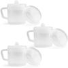 Providence Spillproof Compact 8oz Adult Sippy Cup with 2 Handles - Sip Cups for Adults for Limited Mobility - Handicapped Accessories - Handicap Cups for Elderly Care - Made in the USA - Clear - 3 view 1