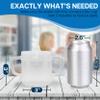 Providence Spillproof Compact 8oz Adult Sippy Cup with 2 Handles - Sip Cups for Adults for Limited Mobility - Handicapped Accessories - Handicap Cups for Elderly Care - Made in the USA - Clear - 3 view 3
