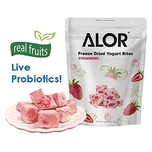 ALOR Freeze Dried Yogurt Bites 30g (Strawberry, 12 Packs)