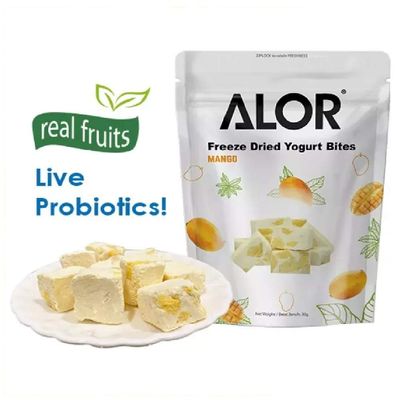 ALOR Freeze Dried Yogurt Bites 30g (Mango, 6 Packs)