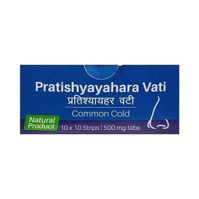 Sri Sri Tattva Pratishyayahara Vati 500mg -10 Tablets
