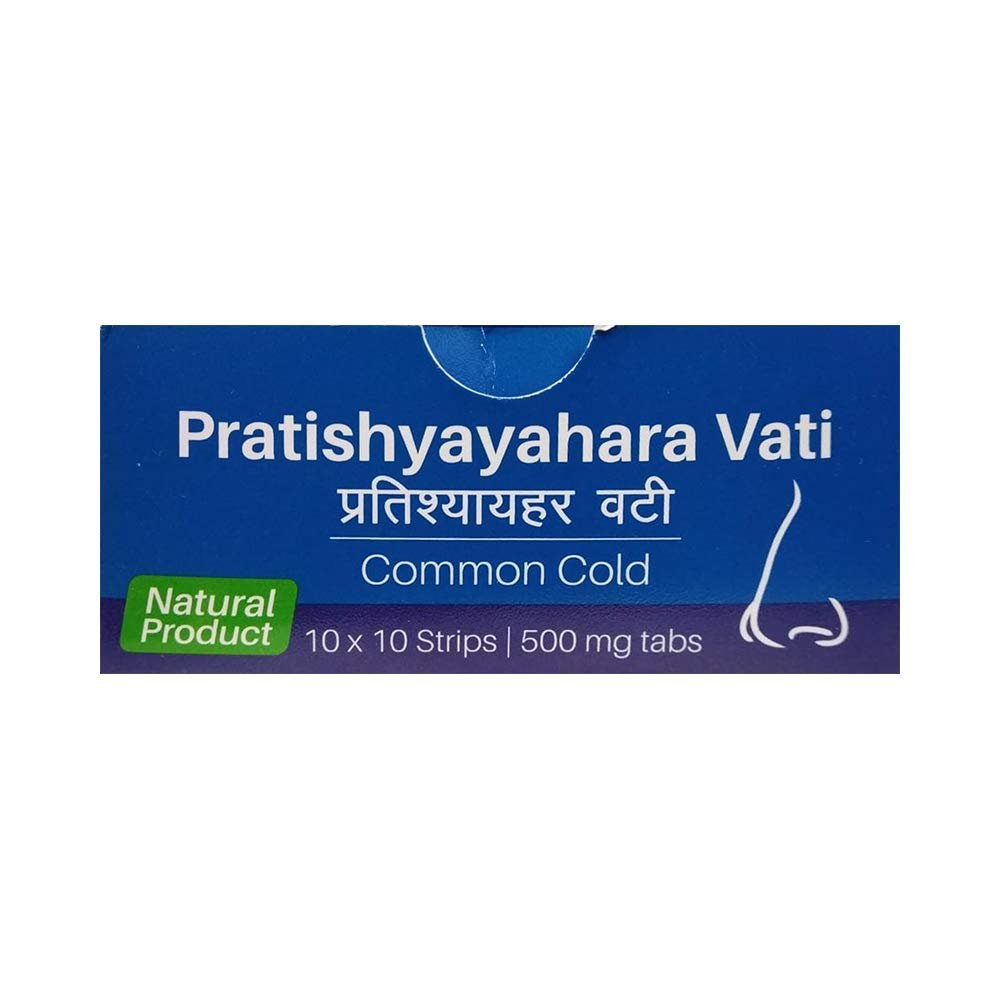 Sri Sri Tattva Pratishyayahara Vati 500mg -10 Tablets