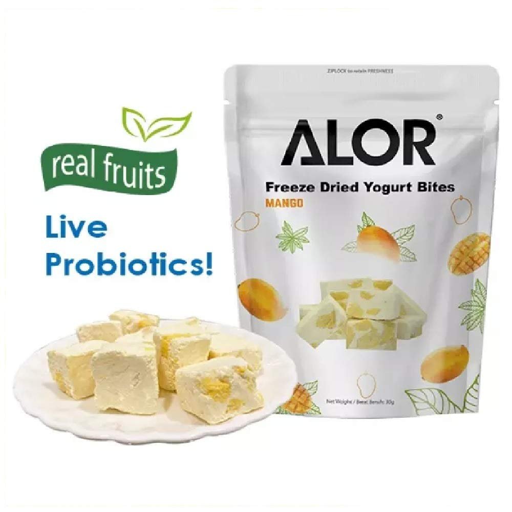 ALOR Freeze Dried Yogurt Bites 30g (Mango, 3 Packs)