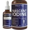 Nascent Iodine Supplement 400 Servings, Glass Bottle, Vegan, 1800 mcg - 600 mcg per Drop - Pure, Clear Color - Supports Thyroid Health, Energy, Immunity & Metabolism (2 oz.) view 1