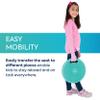 Bouncyband Portable Wiggle Seat Sensory Cushion, Green  On-The-Go 13 Rocking & Wiggle Seat Cushion to Improve Focus & Attention  Ideal Sensory Cushion for School or Home on Chairs, Benches, Floors view 3