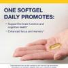 Metagenics OmegaGenics Fish Oil Neuro 1000 mg Omega Supplement for Brain Health & Function* - 750 mg DHA & 250 mg EPA - with No Fishy Taste - Sustainably Sourced - Non-GMO & Gluten-Free - 60 Softgels view 2
