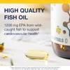 Metagenics OmegaGenics Fish Oil EPA 1200 - High Potency Omega-3 Supplement - Supports Heart, Brain & Immune Health* - Sustainably Sourced, Burpless Formula - Non-GMO, Gluten-Free - 90 Softgels view 3