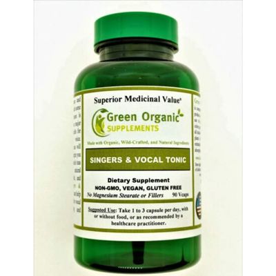 Green Organic Supplements Singers & Vocal Tonic (Pack of 1)