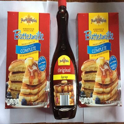 Aunt Maple's Buttermilk Pancake & Waffle Mix With aunt Maple's Orginal Syrup