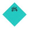 100 2-Ply Cocktail Personalized Napkins with Champagne Glasses Logo view 1