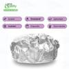 [500 Pack] 10 x 14 Inch Insulated Foil Sandwich Wrap Sheets  Silver Honeycomb Aluminum Wrap for Sandwiches, Burgers, Deli, Takeout, Restaurants, BBQ view 2