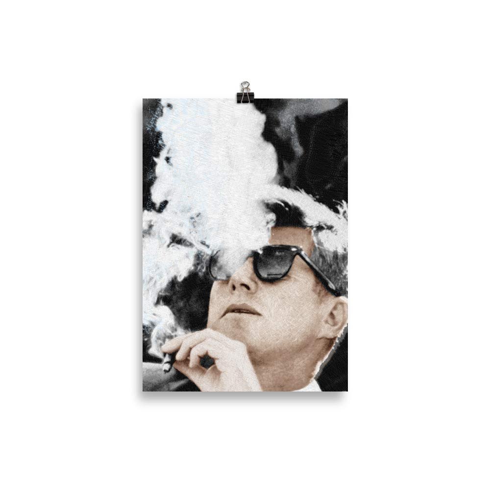 Cigar Smoker Cigar Lover JFK Gifts Enhanced Matte Paper Poster (cm)
