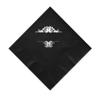 100 2-Ply Cocktail Personalized Napkins with Damask Scroll Logo view 1