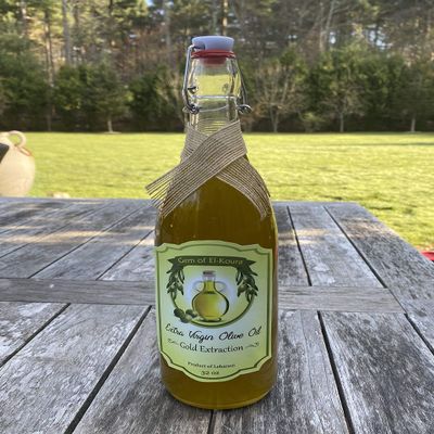 Extra Virgin Organic Olive Oil 100% First Cold Pressed New Crop, Gold Extraction, 1 Liter  33.8 oz.