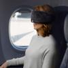 Pure Enrichment Wave Sound Therapy Eye Mask - Rechargeable Bluetooth Speakers, Light Blocking Design, Soft Micromink Fabric, 3 White Noise Sounds, and Adjustable Closure - Ideal for Travel view 2