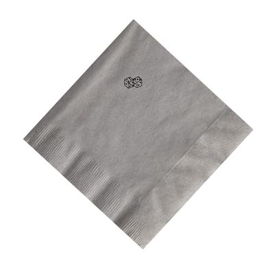 100 2-Ply Cocktail Personalized Napkins with Dice Logo