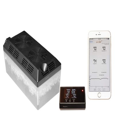 Cigar Electronic iCigar Pro Humidifier System for Wooden Humidor Cabinet (Humidifier + Bluetooth)